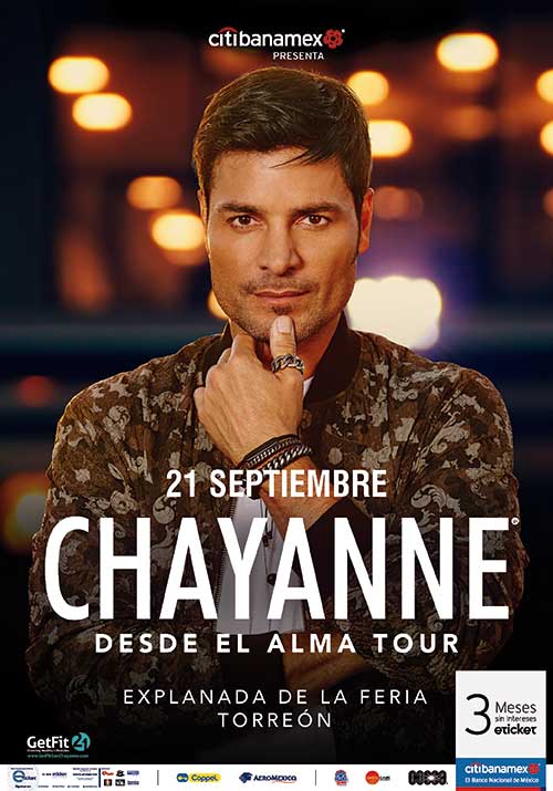 CHAYANNE : COLISEO CENTENARIO. : TORREON : Información Del Evento ...