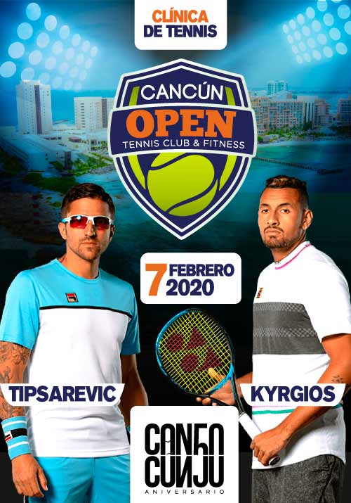 CANCÚN OPEN TENNIS CLÍNICA Cancún O pen Tennis & Fitness Club