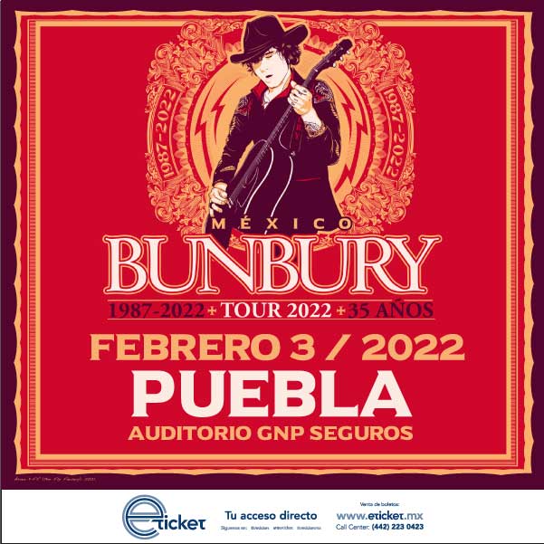¡Bunbury regresa a Puebla! Estos son los costos de sus boletos