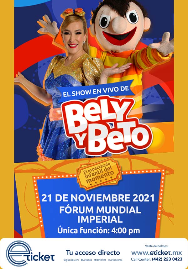 EL SHOW DE BELY Y BETO Forum Mundo Imperial ACAPULCO Información